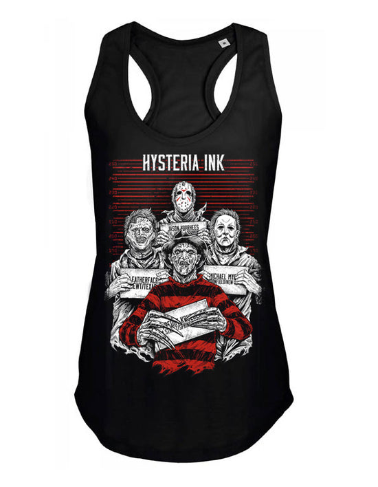 Debardeur femme Hysteria Ink Horror Ink Red