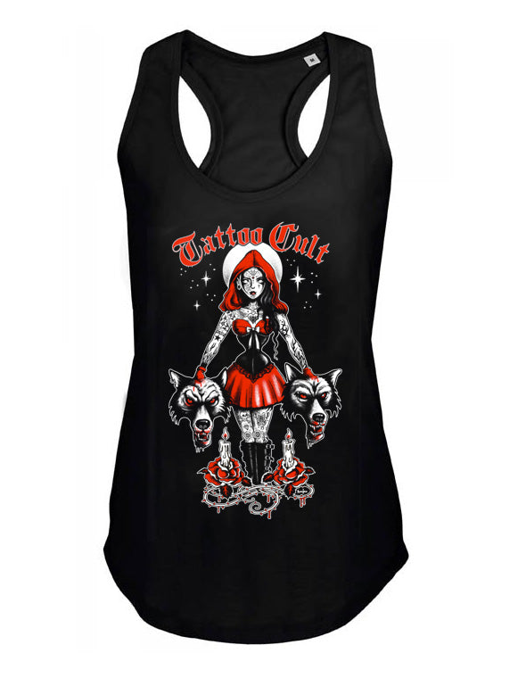 Debardeur femme Tattoo Cult Red Riding Hood Red Cult