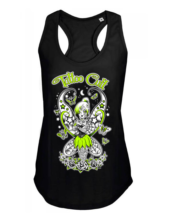 Debardeur femme Tattoo Cult Clochette Green Cult