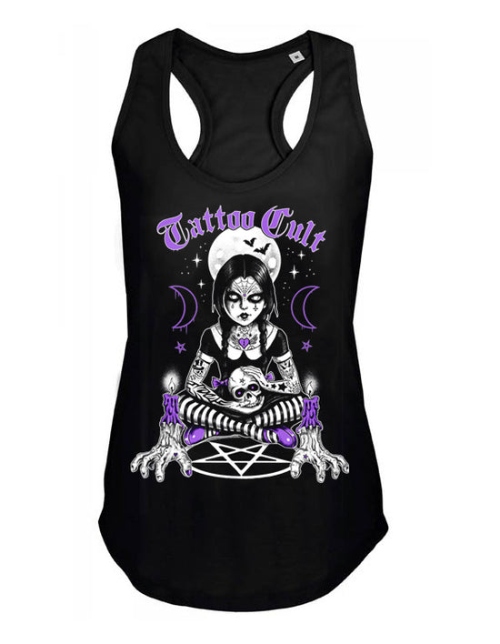 Debardeur femme Tattoo Cult Wednesday Purple Cult