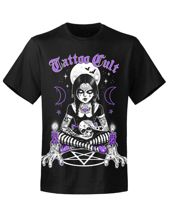 T-shirt unisexe Tattoo Cult Wednesday Purple Cult