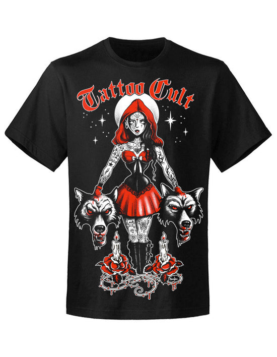 T-shirt unisexe Tattoo Cult Red Riding Hood Red Cult