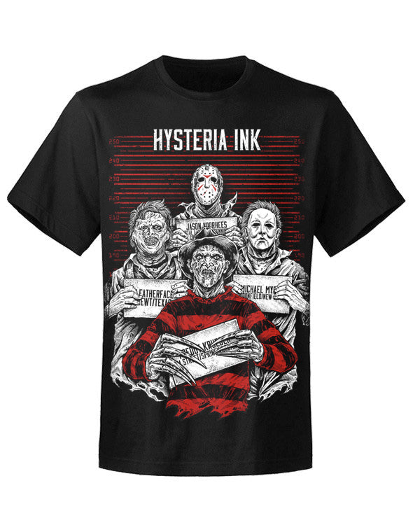 T-shirt unisexe Hysteria Ink Horror Ink Red