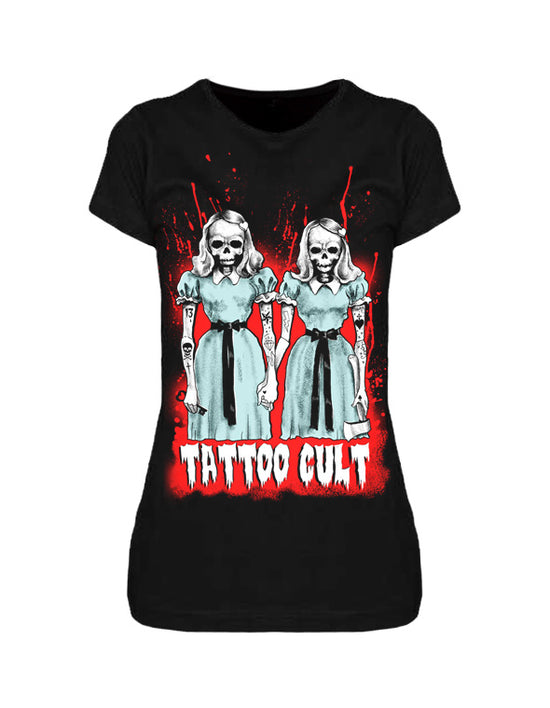 T-shirt femme T216 Tattoo Cult Twins Cult