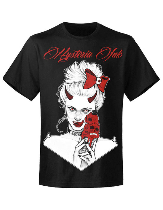 T-shirt unisexe Hysteria Ink Ice Cream Red