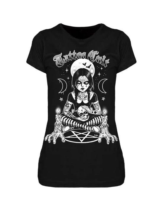 T-shirt femme T216 Tattoo Cult Wednesday Cult