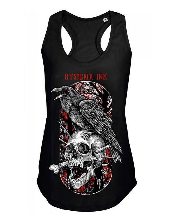 Debardeur femme Hysteria Ink Crown-N-Skull Ink Red