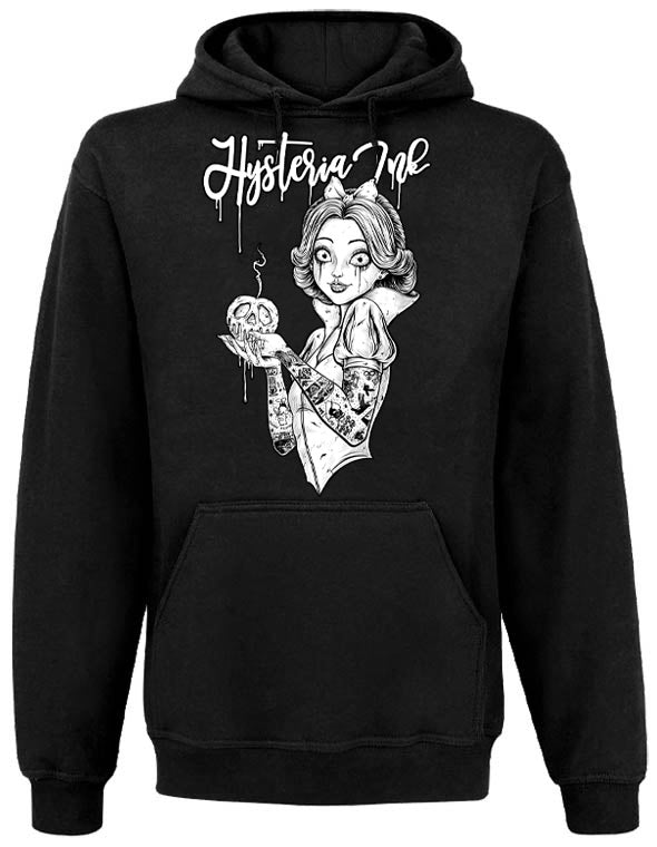 Sweat Capuche Unisexe Poche Kangourou Hysteria Ink Snow White Ink