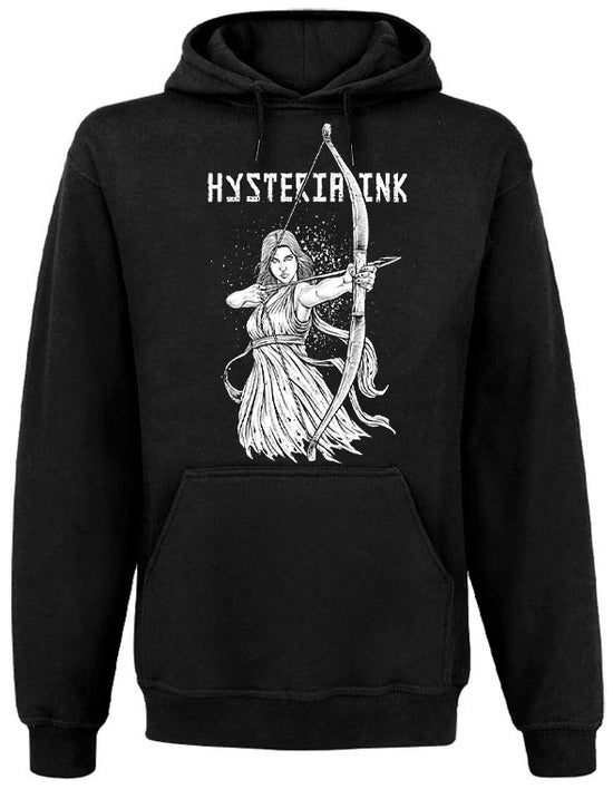 Sweat Capuche Unisexe Poche Kangourou Hysteria Ink Warrior woman Ink