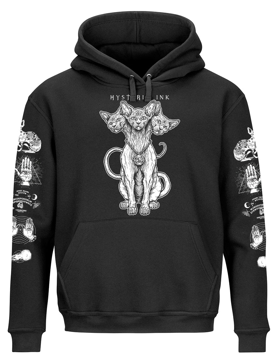 Sweat Capuche Occult Impressions Manches Hysteria Ink  The Three Heads Of The Sphinx