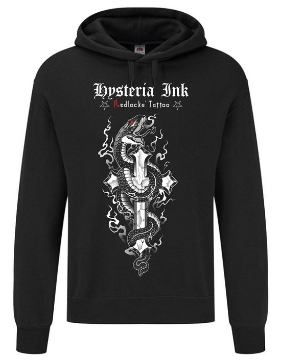 Sweat Unisexe Sider Hysteria Ink  X Redlocks' Tattoo Snake Cross Ink