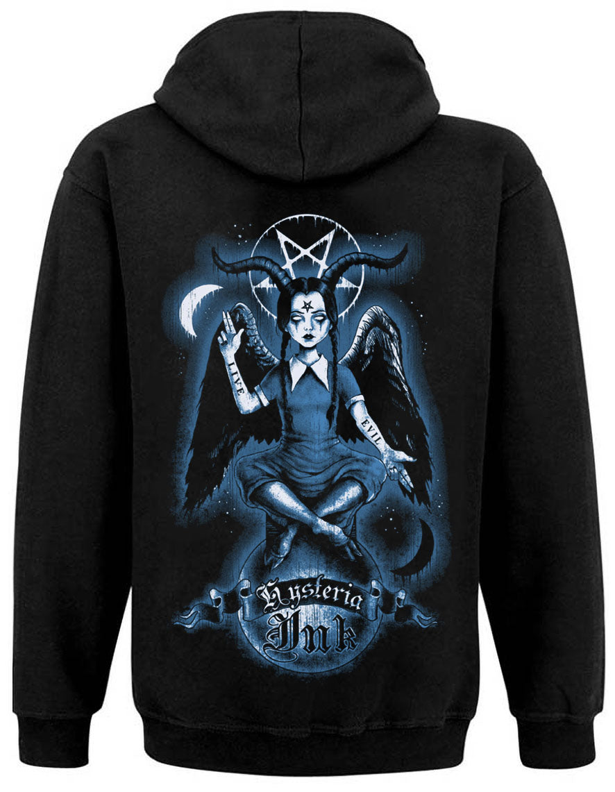 Sweat Zip unisexe Hysteria Ink  Wednesday Ink BLue