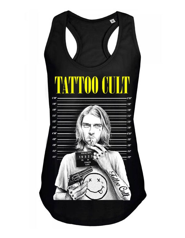 Debardeur femme Tattoo Cult Tattoo Kurt Yellow