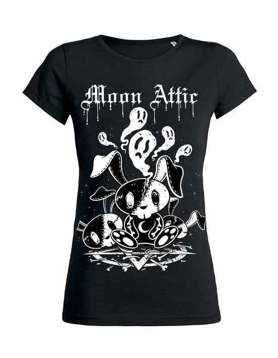 T-shirt femme Wants Moon Attic  Moon Bunnies Attic