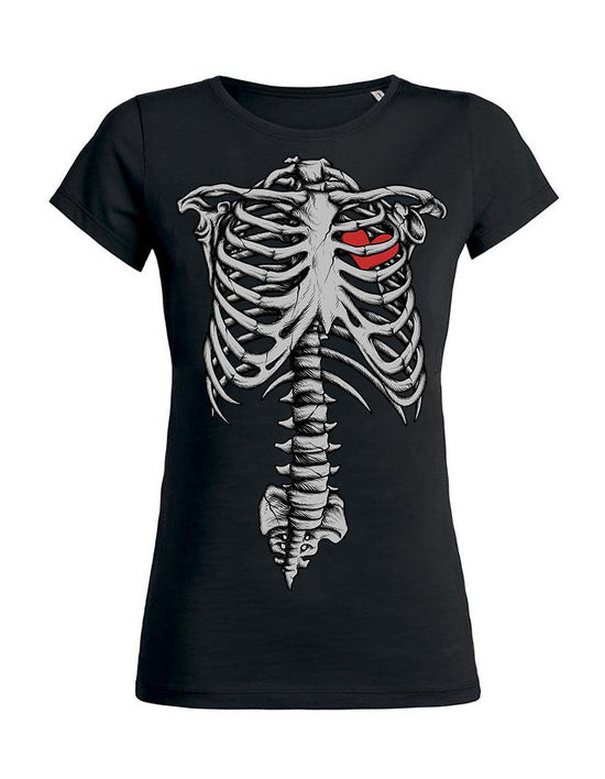 T-shirt femme Want Hysteria Ink  Skeleton Ink