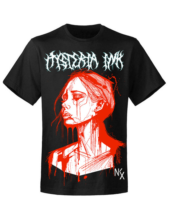 T-shirt unisexe Hysteria Ink X Natasha Kikx Girl