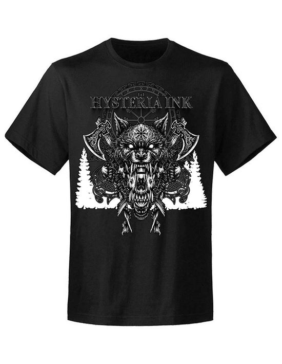 T-shirt unisexe Hysteria Ink  Nordic Wolf