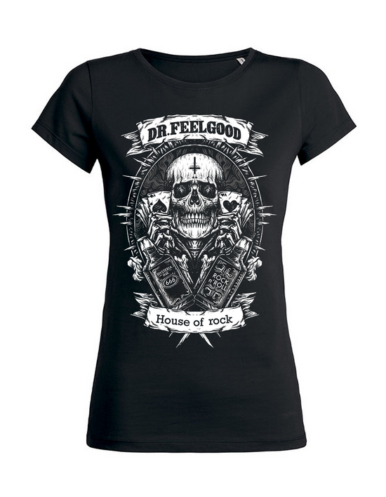 T-shirt femme Hysteria Ink  X Dr Feelgood House Of Rock