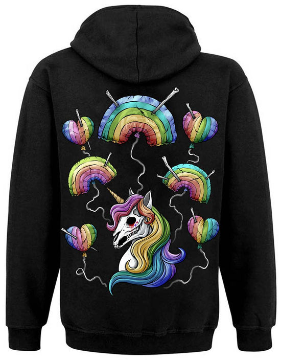 Sweat unisexe Zip Tattoo Cult  Licorne Cult